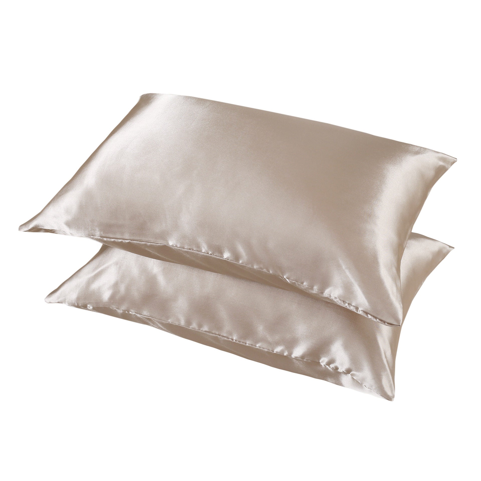 2 Pack Satin Silk Pillowcase / Pillow Cover